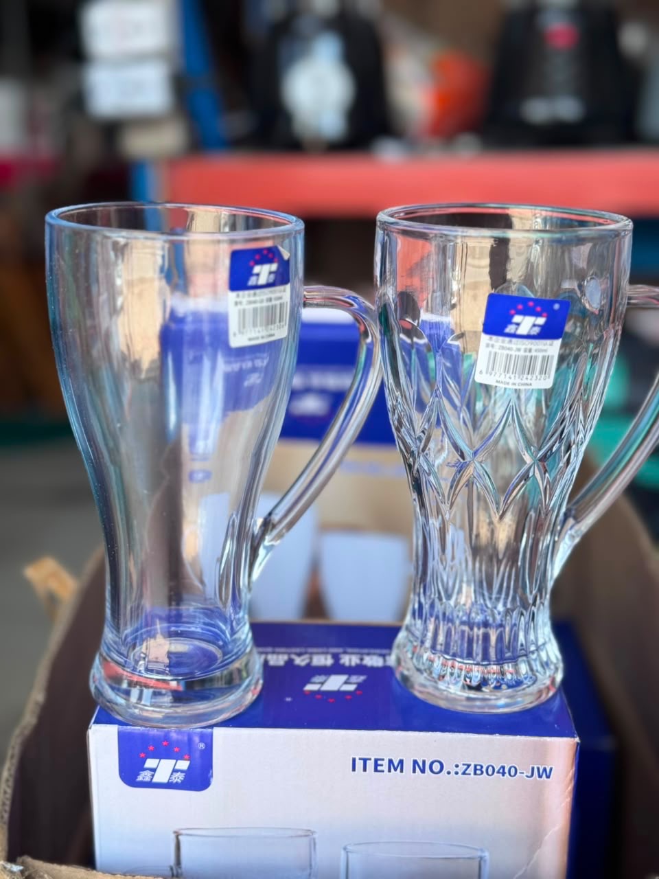 Mug glass 2pcs