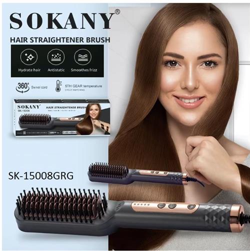 sokany hair straightener brush( pasi)