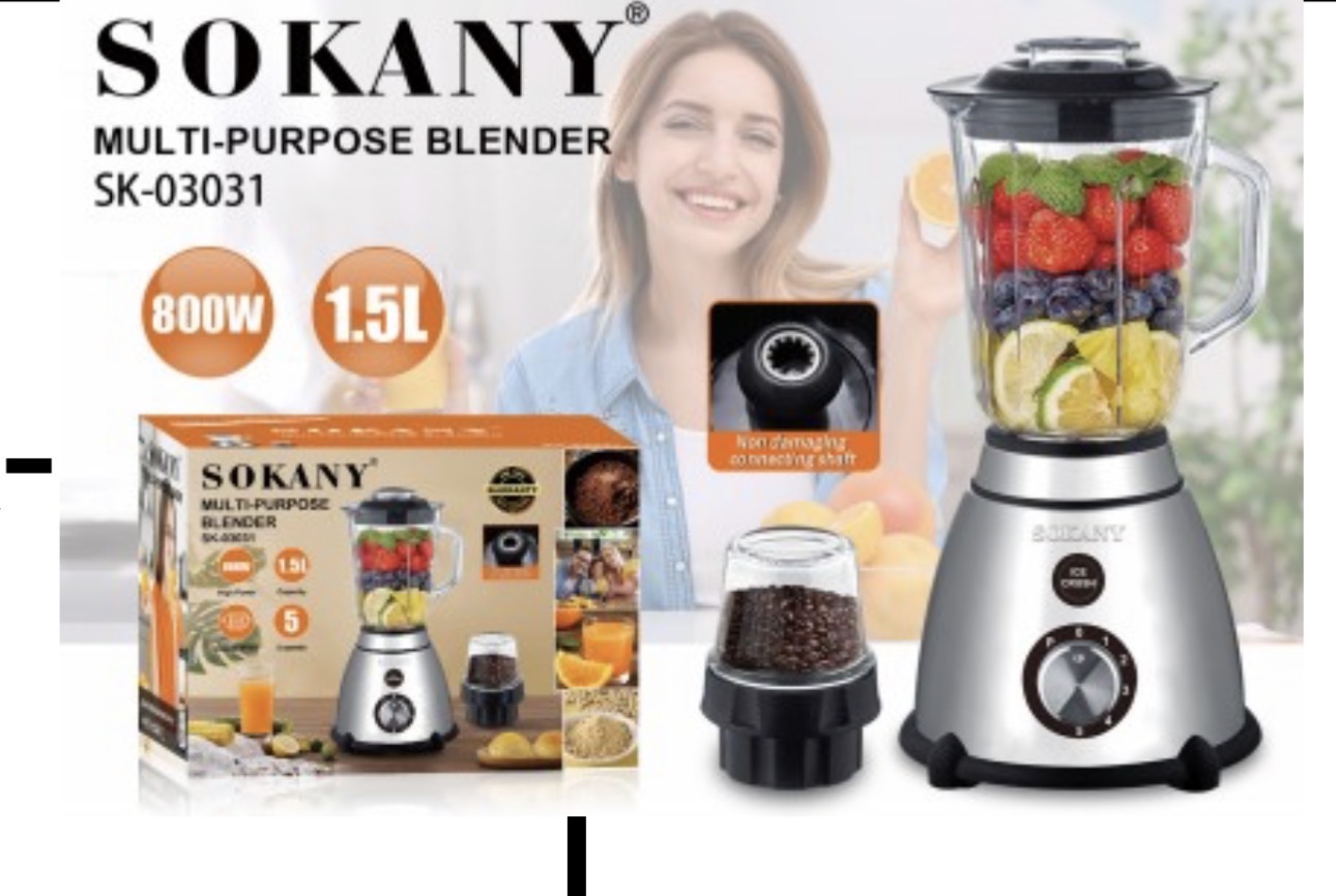 Sokany blender glass 